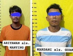 Polsek Pakuhaji Ungkap Kasus Curanras Dua Pelaku Berikut BB Diamankan Petugas