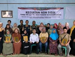 Kemenag Sumedang Berikan 50 Al Qur’an ke Masjid di Pamulihan, Dalam Rangka Dukung TMMD ke-124 Kodim 0610