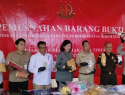 Jaksa dan Polisi Jakarta Timur Bakar Narkoba, Rokok Ilegal, hingga Bukti Teroris ! Ini Fakta Mengejutkan