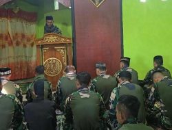 Satgas Pamtas RI-PNG Yonif 763/SBA Laksanakan Sholat Idul Adha di Pos Kumurkek