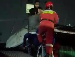 Briptu Arif Anggota Intelkam Polda Metro Jaya Bersama Petugas Damkar Taman Sari, Selamatkan Warga Yang Mencoba Bunuh Diri