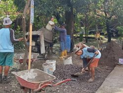Pemerintah Desa Tolengas Perbaiki Jalan Lingkungan di Dusun Kokoncong