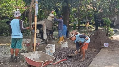 Pemerintah Desa Tolengas Perbaiki Jalan Lingkungan di Dusun Kokoncong