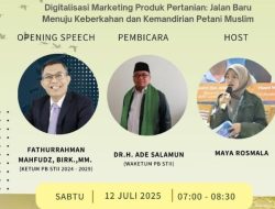 Webiner STII : Digitalisasi Pemasaran Produk Pertanian Untuk kemandirian Petani