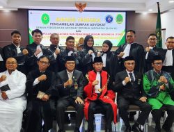 Sumpah Advokat di Pengadilan Tinggi Banjarmasin. Mantan Ketua KPK Sampaikan Harus Mencontoh Adnan Buyung Nasution