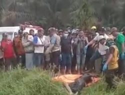 BREAKING NEWS : Warga Geger Penemuan Mayat Pria Berpeci Putih di Parit Jalan Perusahaan Kubu Raya
