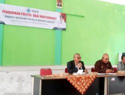Kesbangpol Kabupaten Brebes adakan Pendidikan Politik Bagi Masyarakat. Sinergitas Bersama Menuju Brebes Beres