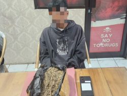Polresta Cirebon Bekuk Dua Pengedar Ganja Kering, Satu Kilogram Barang Bukti Diamankan