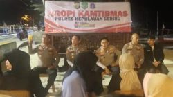 Kapolres Kepulauan Seribu Gelar Ngopi Kamtibmas di Pulau Tidung, Ajak Warga Jaga Jakarta