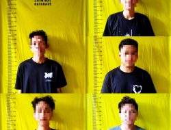 Polsek Jatiuwung Amankan 5 Terduga Pelaku Pengeroyokan Driver Ojol