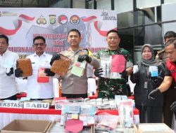 Polres Metro Tangerang Kota Musnahkan Barang Bukti Narkotika & Deklarasikan Anti Narkoba