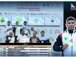 Petugas Lapas Narkotika Samarinda Henry Hidayat Azhar Raih Medali Emas di PON 2025 Kudus