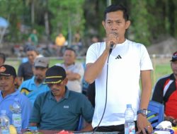 Lapangan Tanah Datar Gempa, Nuryadi Buka Turnamen Mini Soccer Kades I Cup