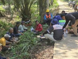 Kades Pulau Muda Ajak Masyarakat Ikut Serta Gotong Royong Bersama membangun Desa