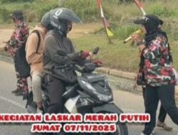 Laskar Merah Putih Kabupaten Pelalawan, Lakukan Giat Jumat berbagi Keberkahan